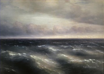 el mar negro Romántico Ivan Aivazovsky ruso Pinturas al óleo